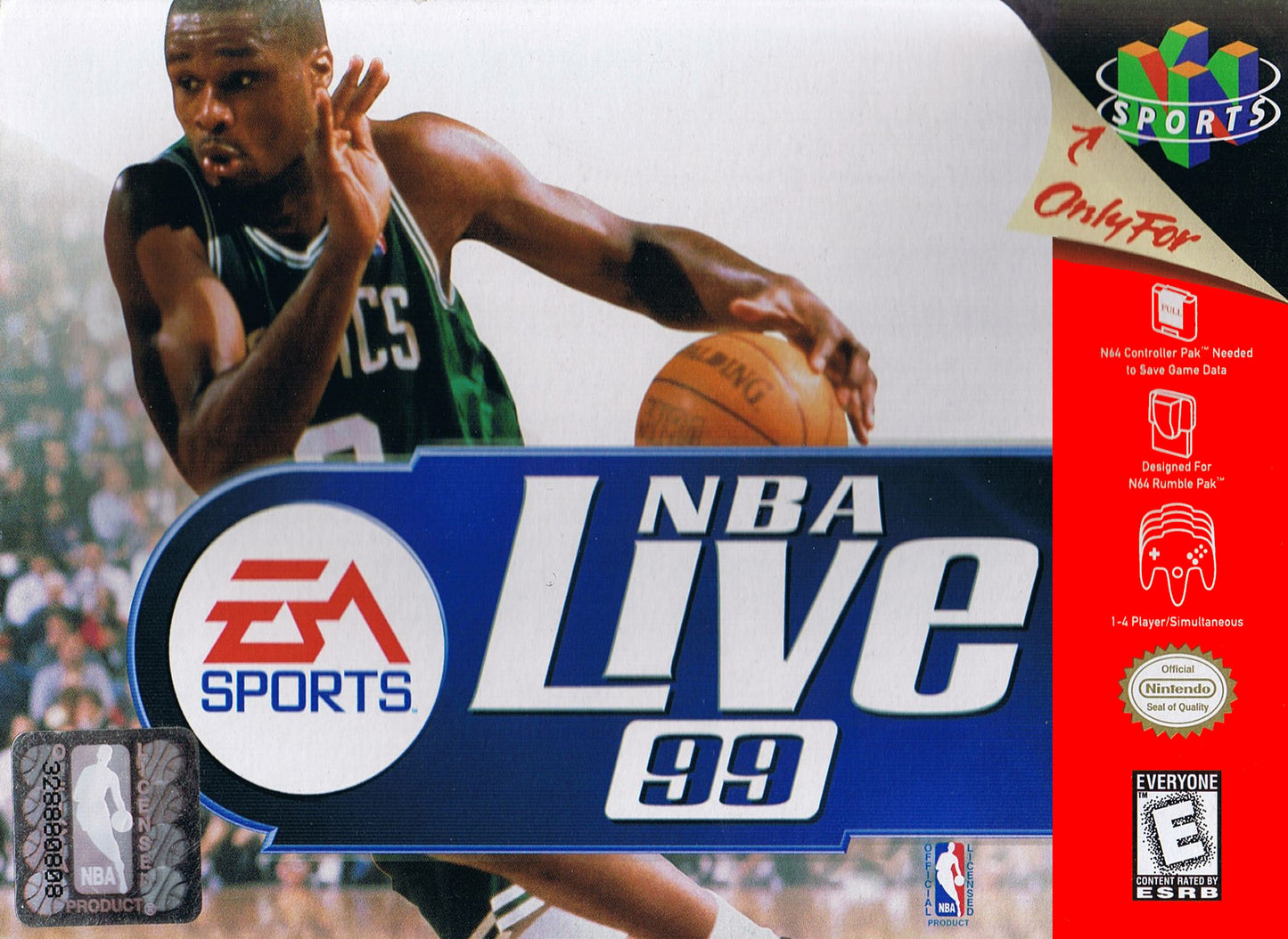 NBA LIVE 99 - N64 (W/BOX & MANUAL)