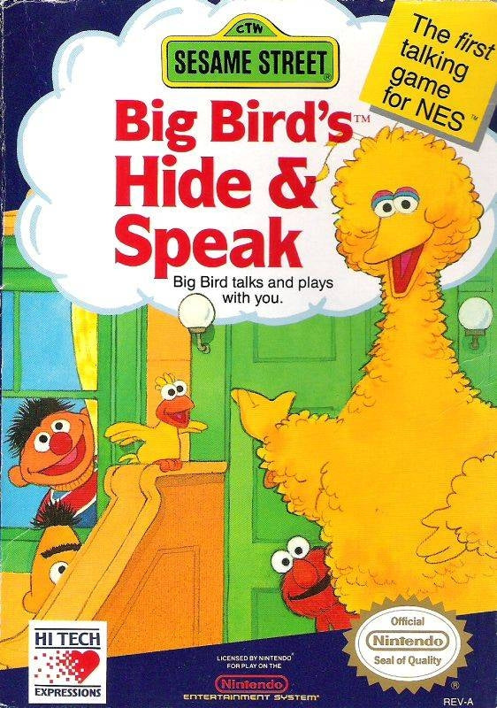 SESAME STREET BIG BIRD'S HIDE & SPEAK - NES (W/BOX)