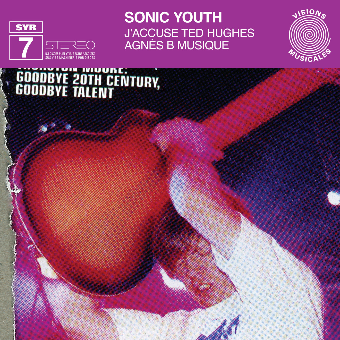 SONIC YOUTH - J'ACCUSE TED HUGHES