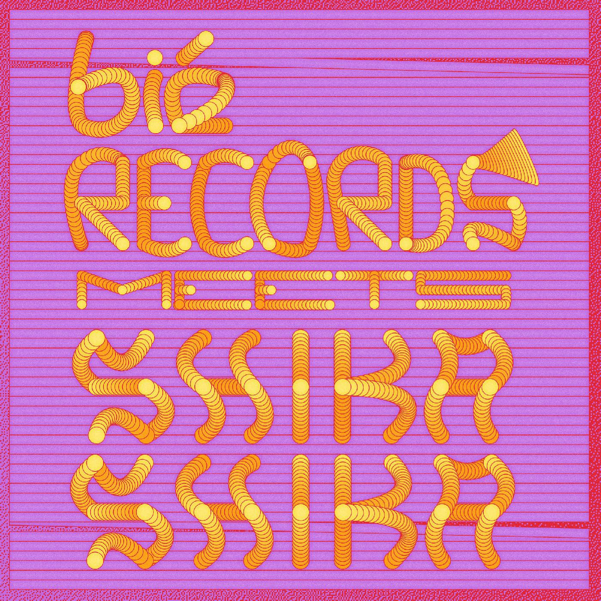 VARIOUS ARTISTS - BIÉ RECORDS MEETS SHIKA SHIKA (TRANSPARENT RED VINYL)