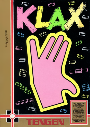 KLAX - NES (W/BOX & MANUAL)
