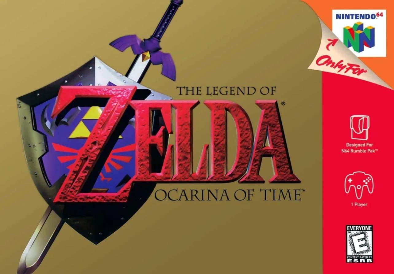 LEGEND OF ZELDA: OCARINA OF TIME (GOLD C - N64 (W/BOX)