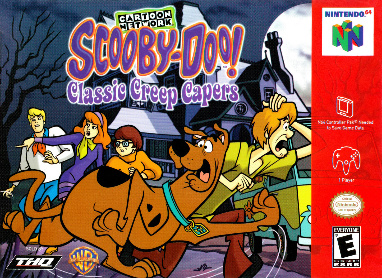 SCOOBY-DOO!: CLASSIC CREEP CAPERS - N64 (W/BOX)