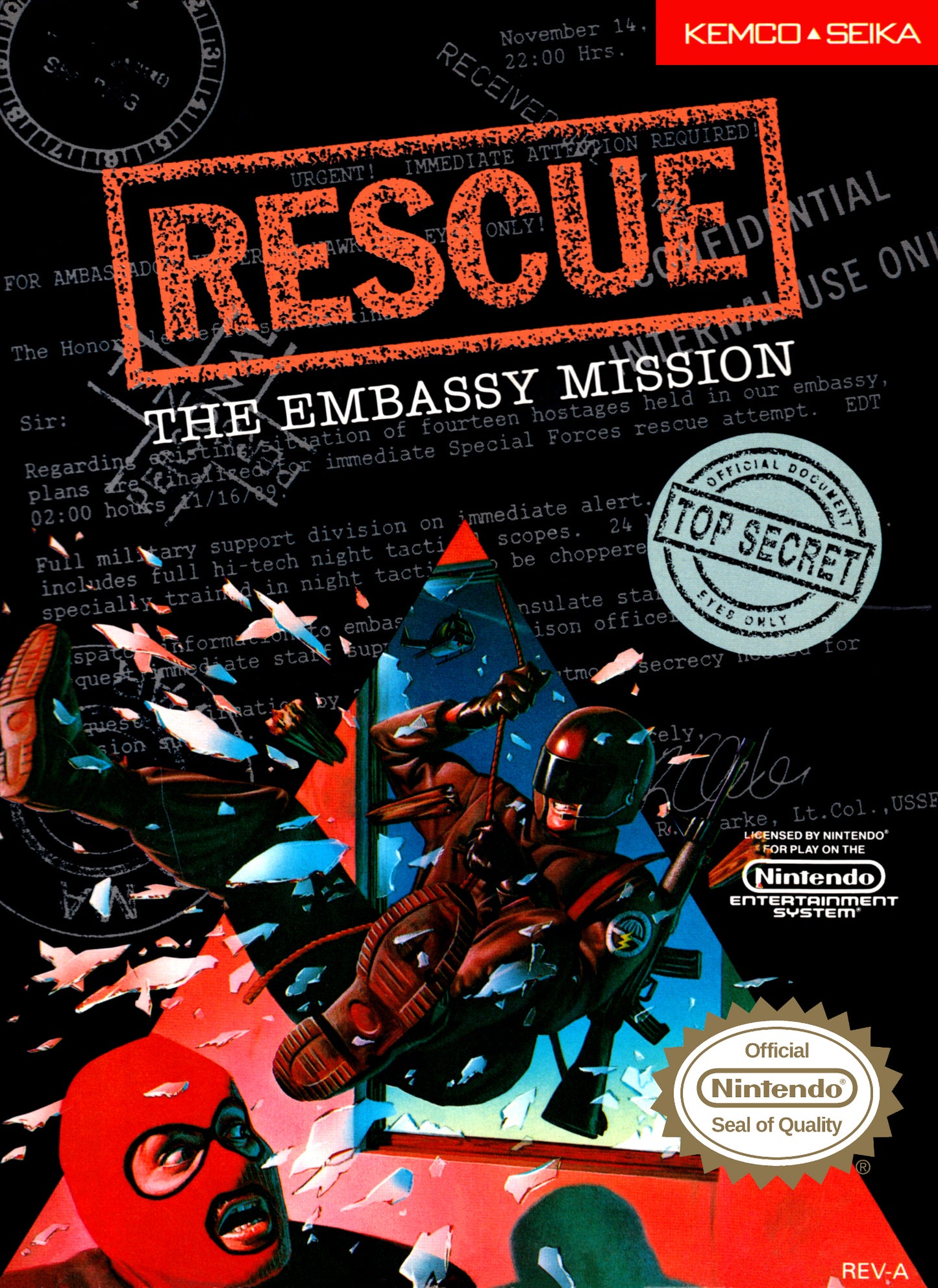 RESCUE: THE EMBASSY MISSION - NES (CARTRIDGE ONLY)