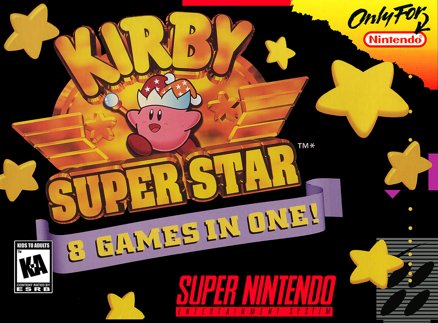 KIRBY SUPER STAR - SNES (W/BOX & MANUAL)
