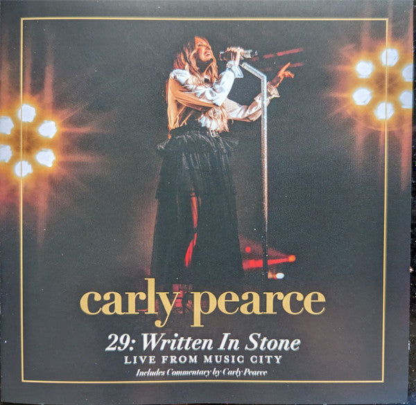 PEARCE, CARLY - 29: WRITTEN IN STONE (LIVE FROM MUSIC CI