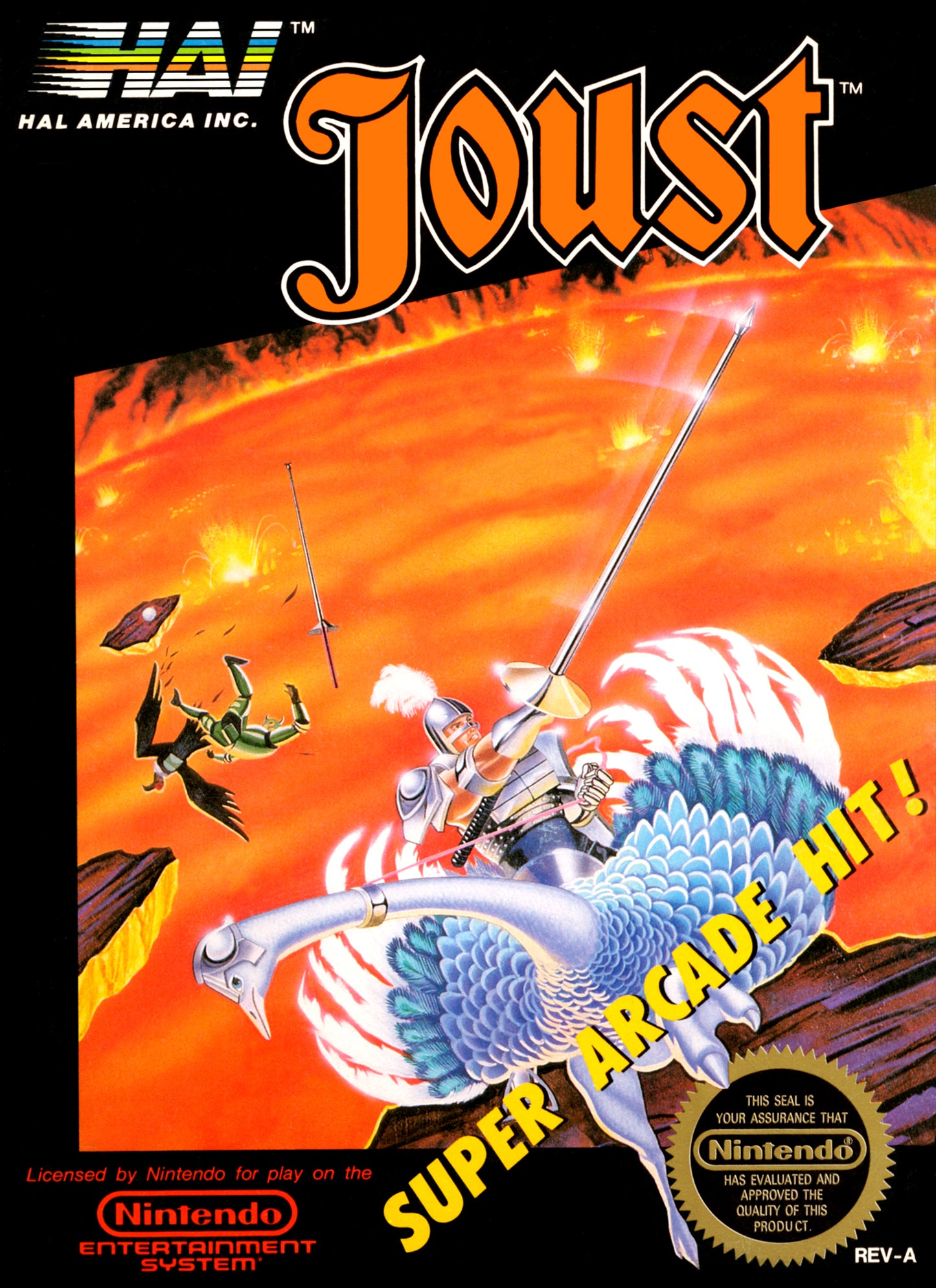 JOUST - NES (W/BOX & MANUAL)
