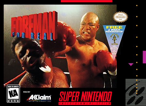 FOREMAN FOR REAL - SNES (W/BOX)