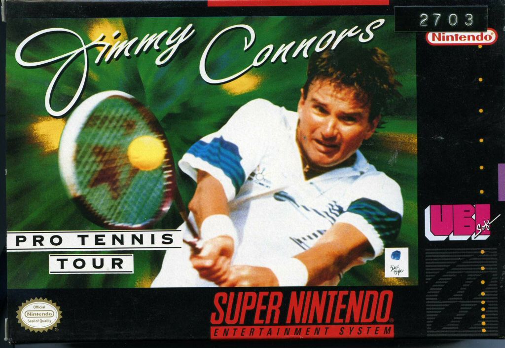 JIMMY CONNORS PRO TENNIS TOUR - SNES (W/BOX & MANUAL)