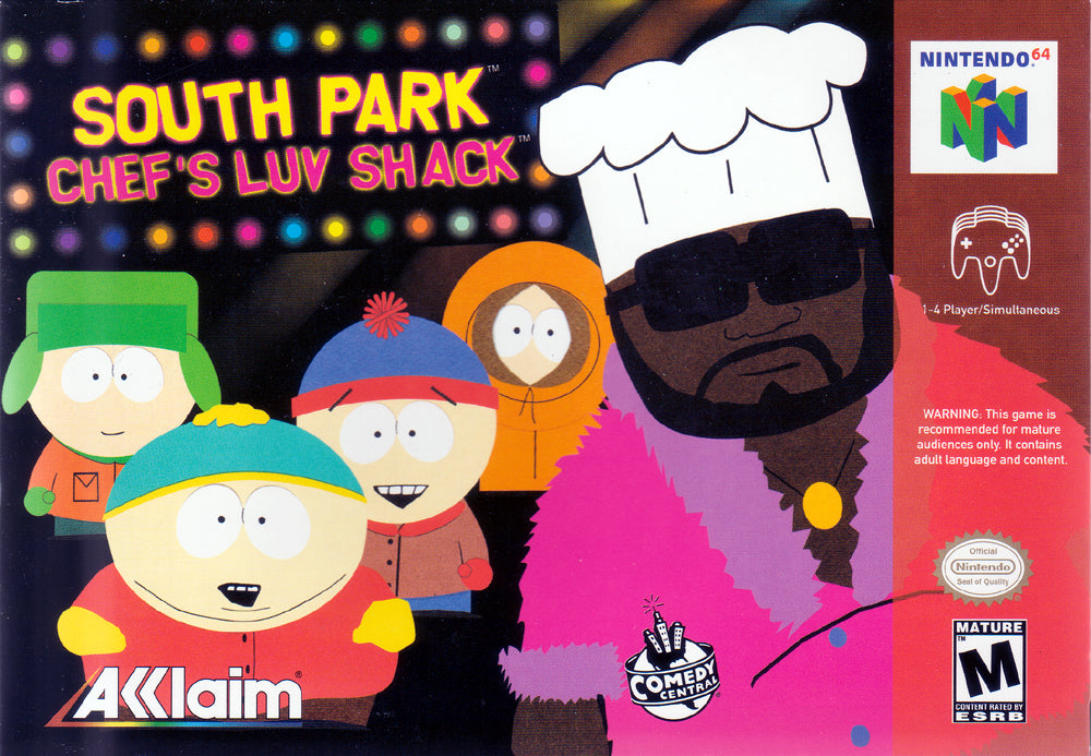 SOUTH PARK: CHEF'S LUV SHACK - N64 (W/BOX)