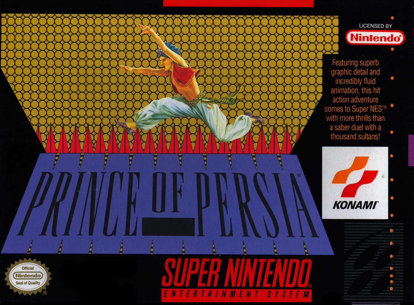 PRINCE OF PERSIA 2 - SNES (W/BOX & MANUAL)