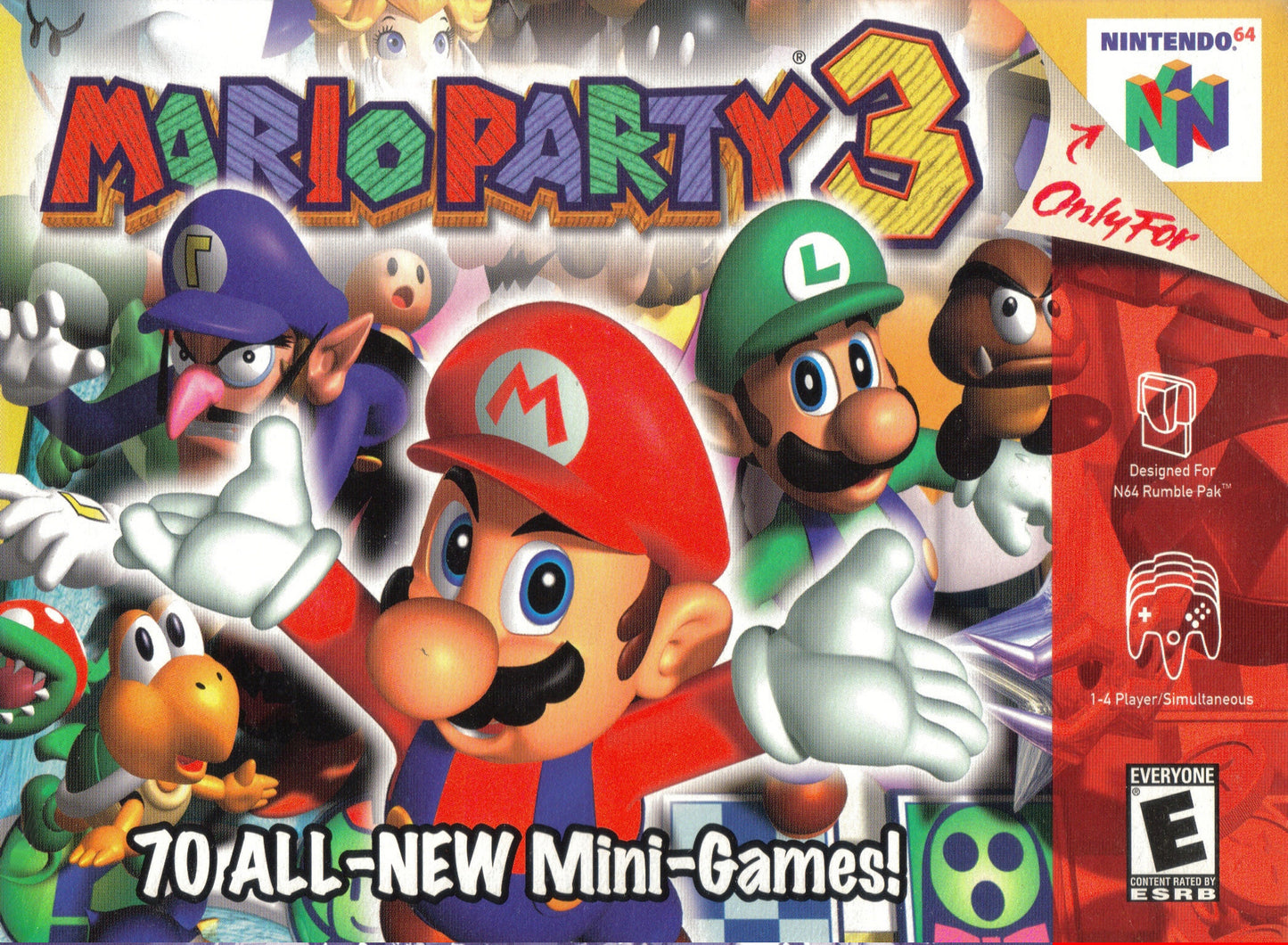 MARIO PARTY 3 - N64 (W/BOX & MANUAL)
