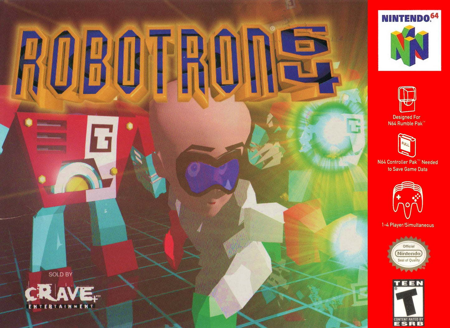 ROBOTRON 64 - N64 (W/BOX)