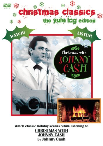 CASH, JOHNNY - DVD-CHRISTMAS WITH (AUDIO/YULE LOG VID)