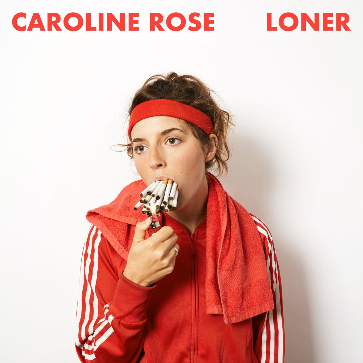 ROSE, CAROLINE - LONER (CLEAR CENTER WITH TRANSLUCENT RED BORDER COLOR-IN-COLOR VINYL)