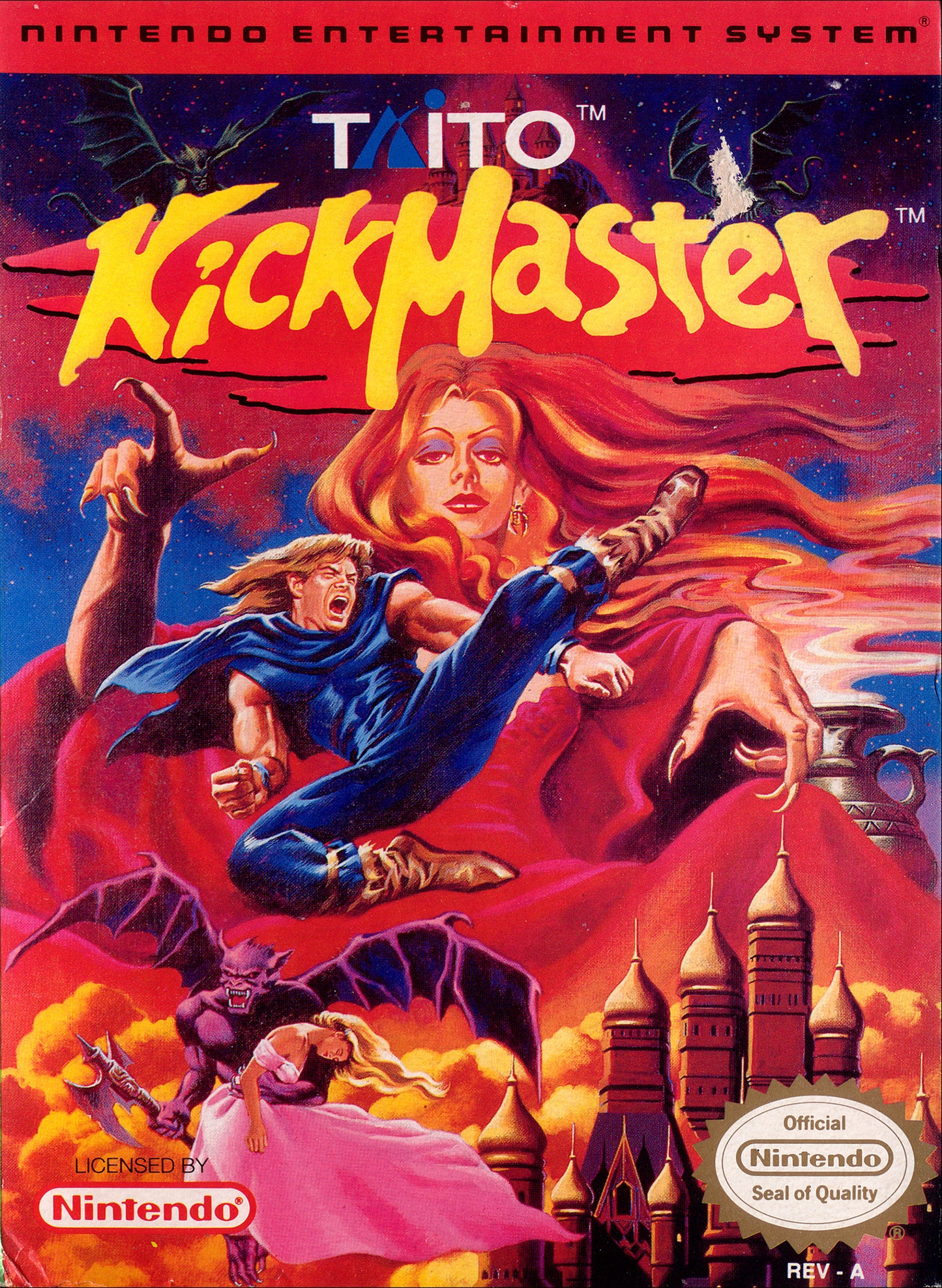 KICK MASTER - NES (W/BOX & MANUAL)