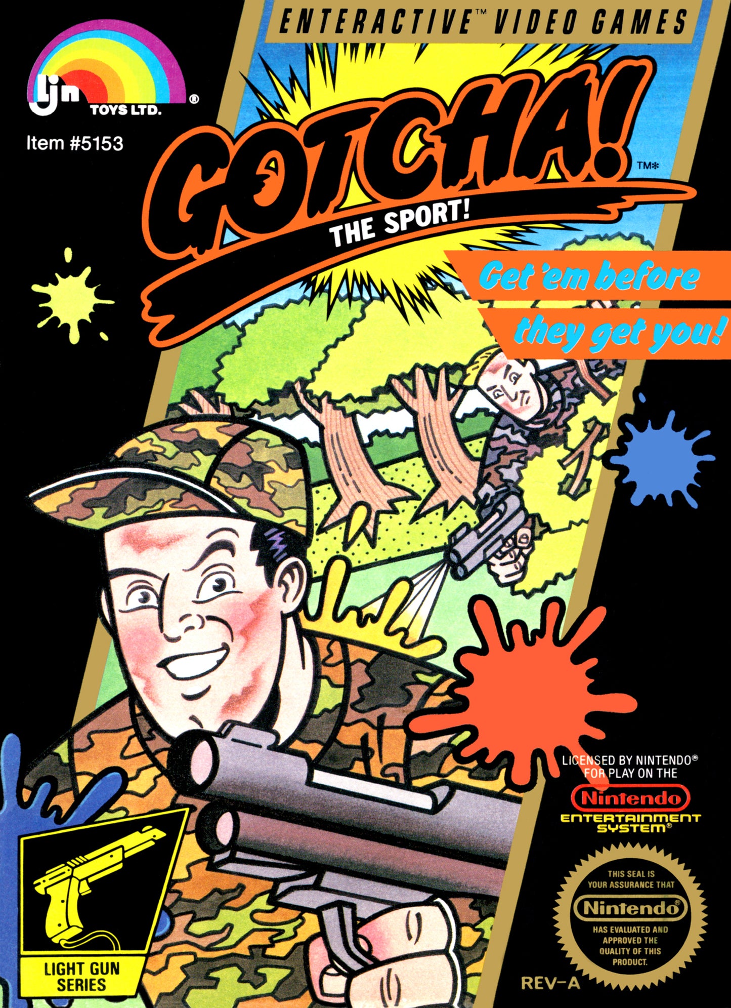 GOTCHA - NES (W/BOX & MANUAL)