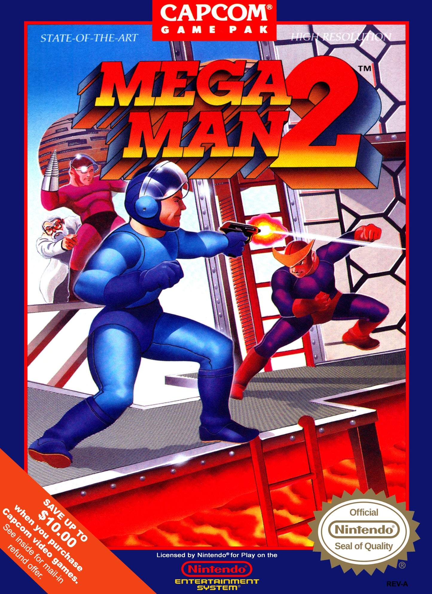MEGA MAN 2 - NES (W/BOX)
