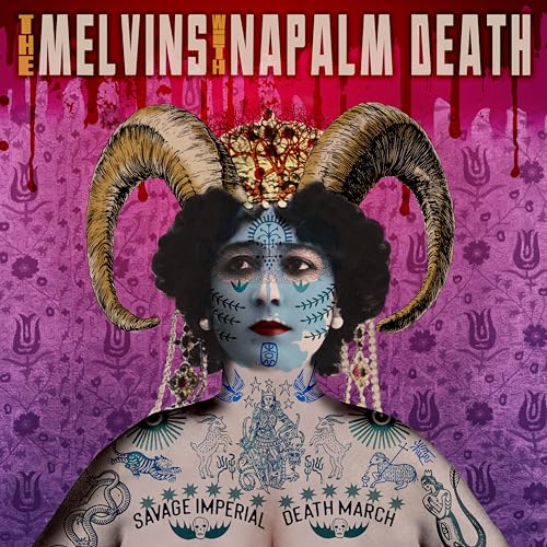 MELVINS WITH NAPALM DEATH - SAVAGE IMPERIAL DEATH MARCH (VINYL)