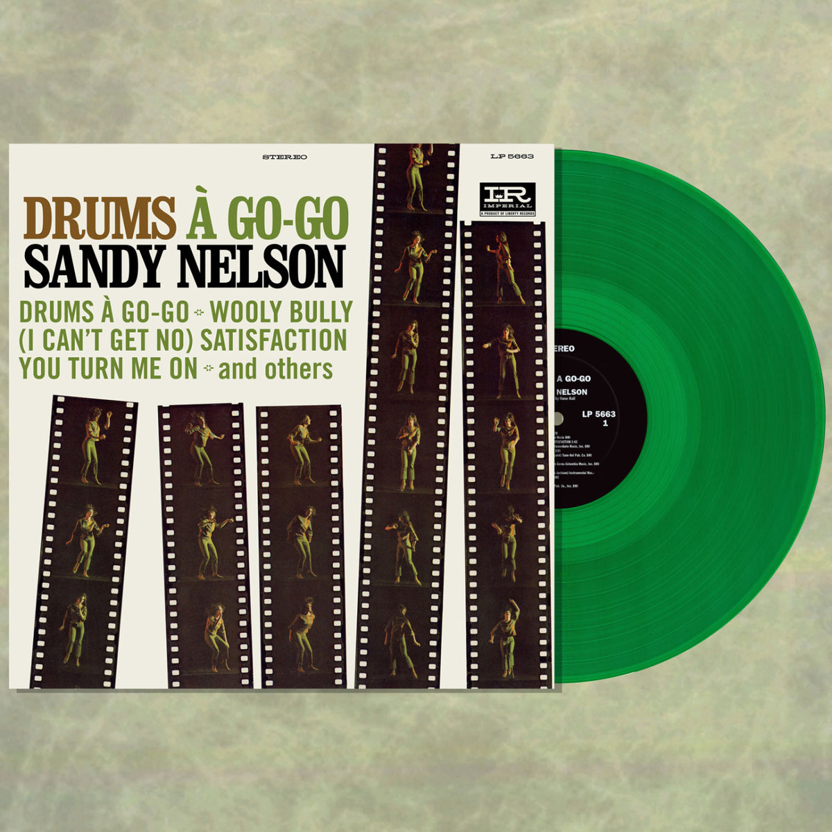 NELSON, SANDY - DRUMS A GO-GO (GREEN VINYL)
