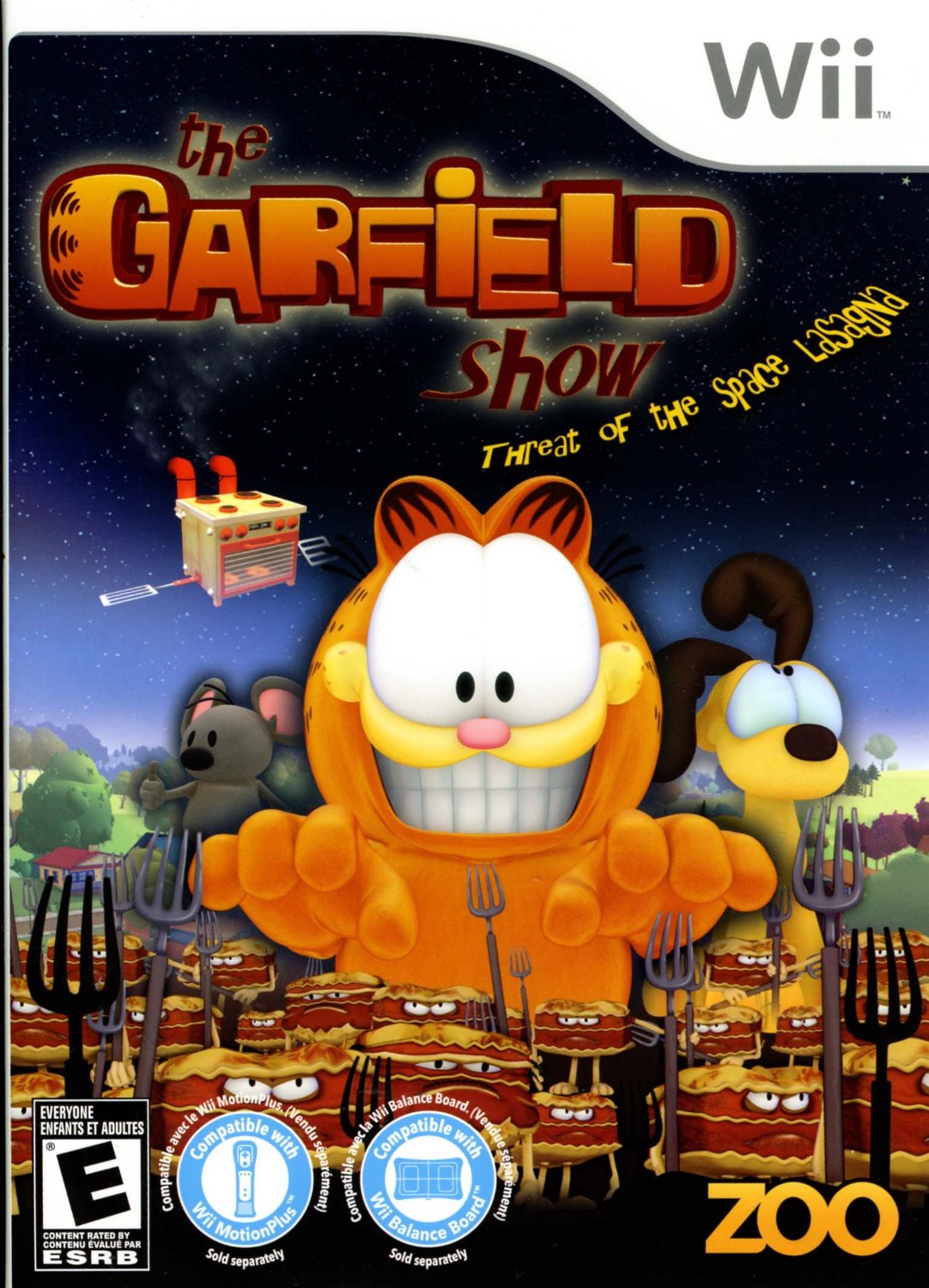 GARFIELD SHOW:THREAT OF THE SPACE LASAGN - WII