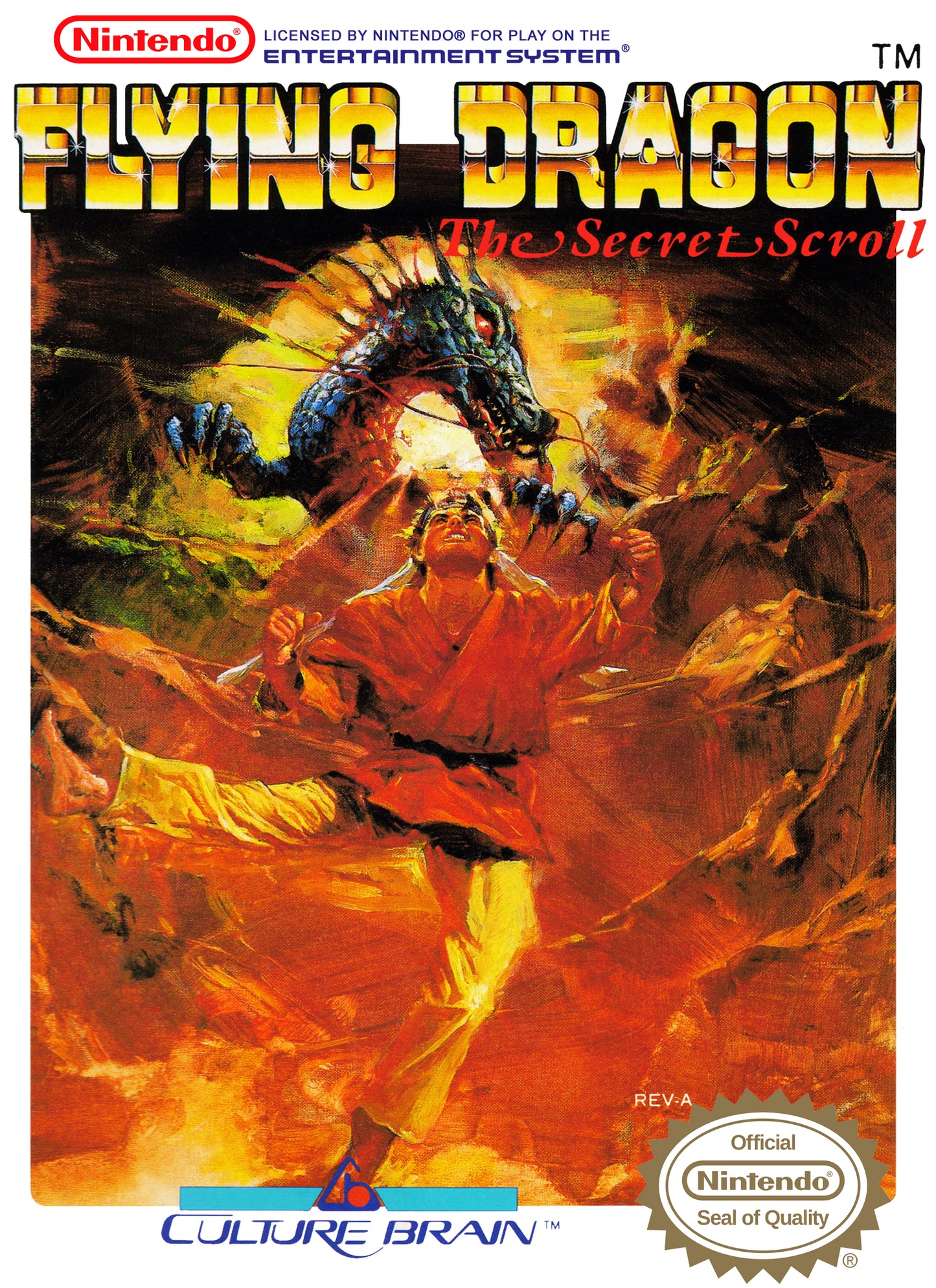 FLYING DRAGON: THE SECRET SCROLL - NES