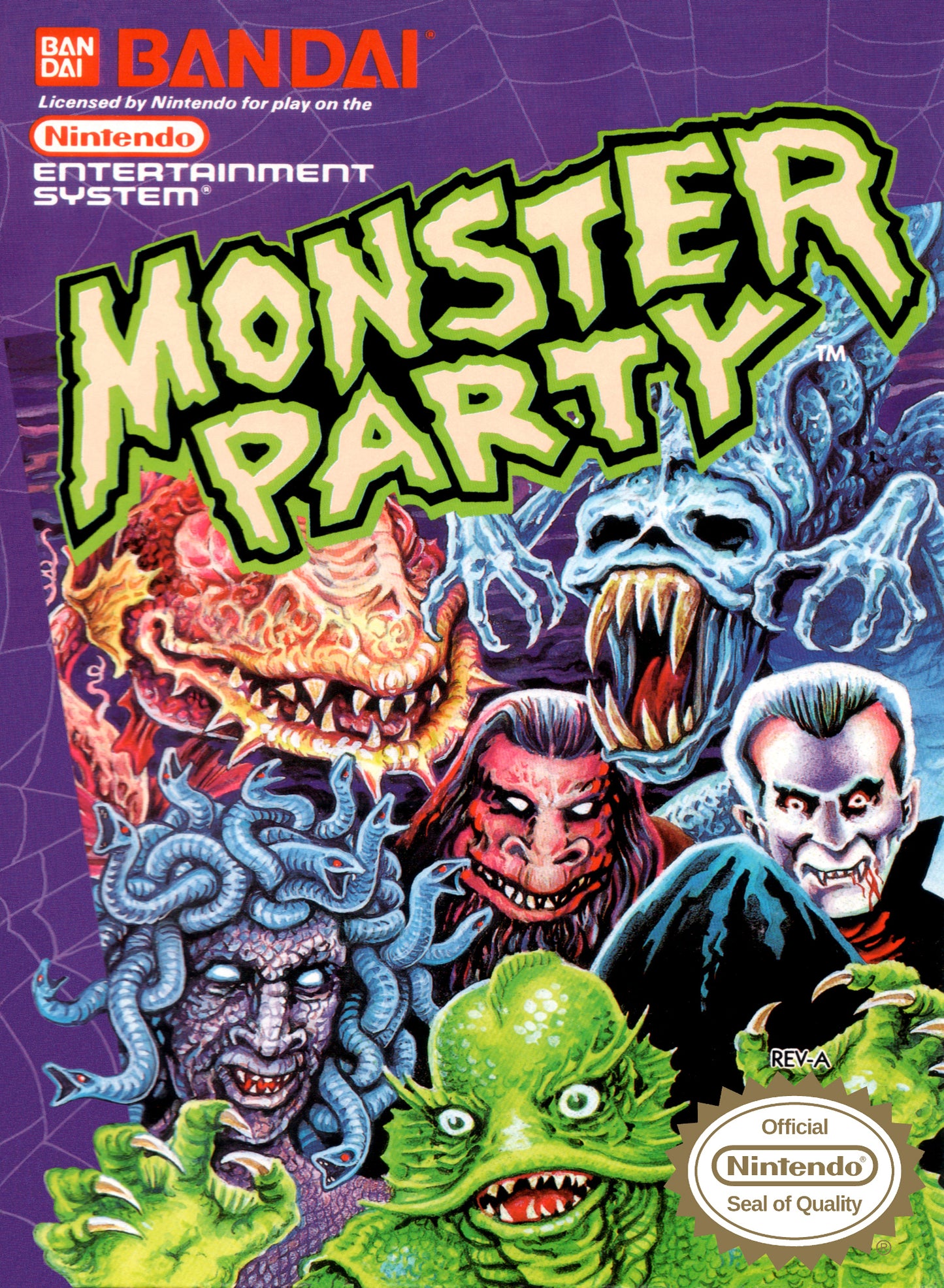 MONSTER PARTY - NES (W/BOX)
