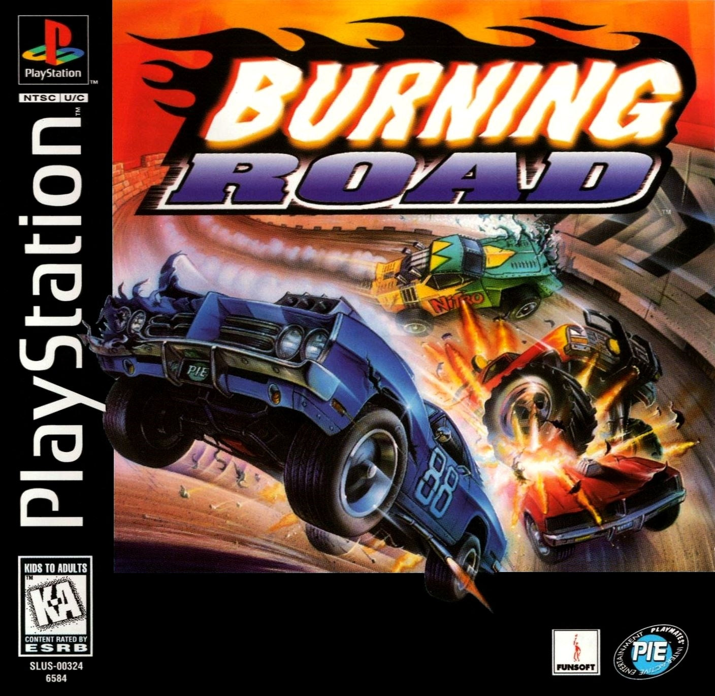 BURNING ROAD - PS1