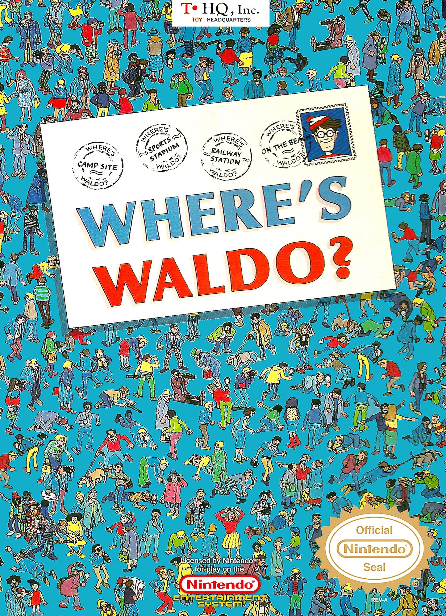WHERE'S WALDO - NES (W/BOX & MANUAL)