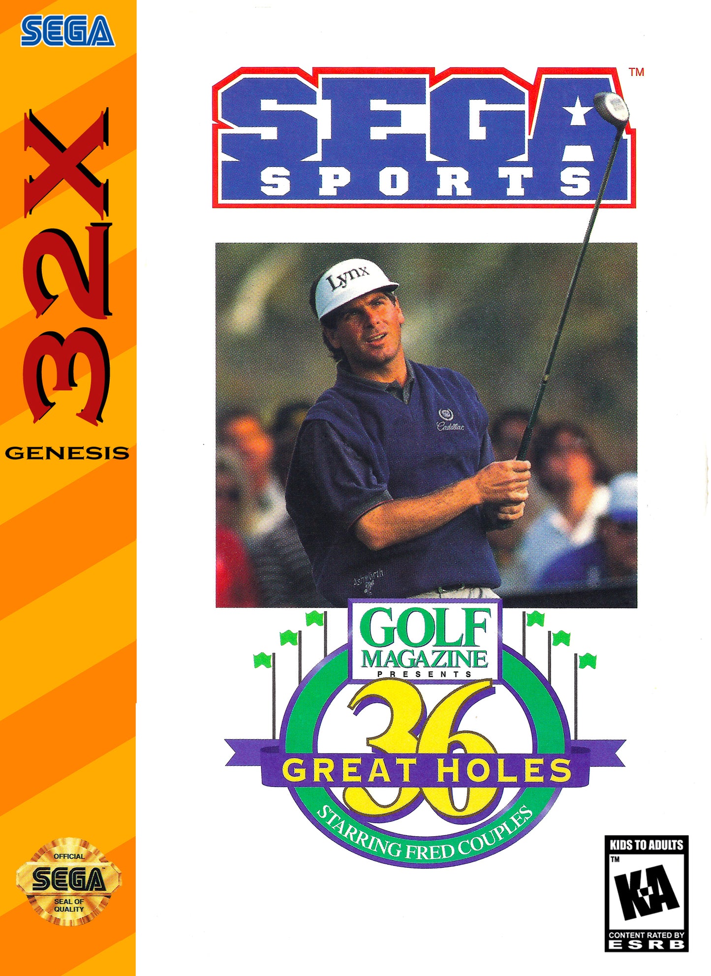 36 GREAT HOLES STARRING FRED COUPLES - 32X