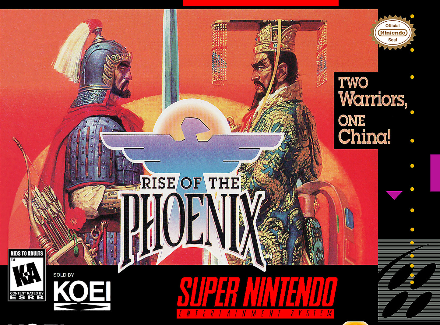 RISE OF THE PHOENIX - SNES (W/BOX & MANUAL)