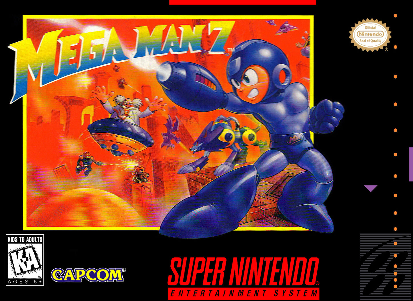 MEGA MAN 7 - SNES (W/BOX & MANUAL)