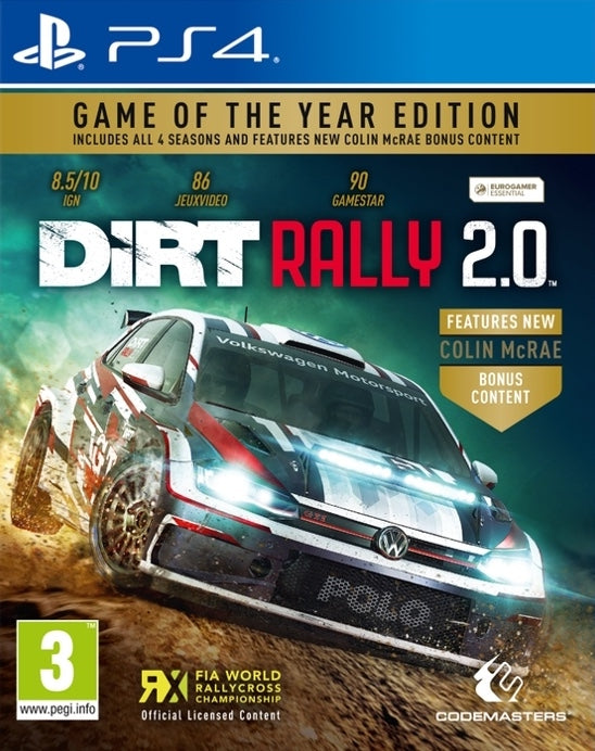 DIRT RALLY 2.0 (DAY ONE EDITION) - PS4
