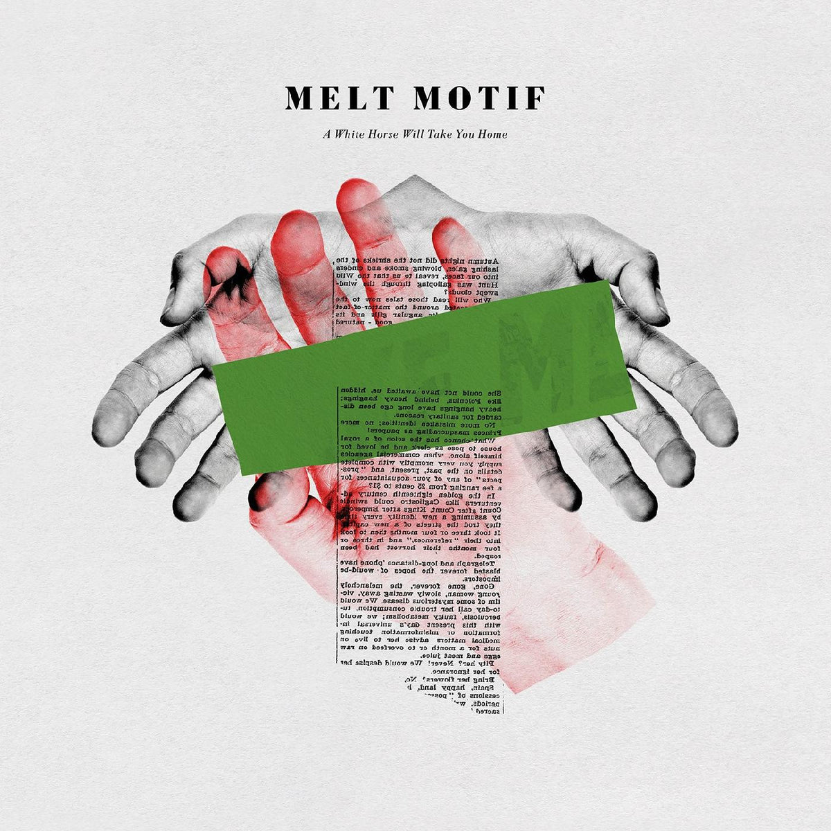 MELT MOTIF - A WHITE HORSE WILL TAKE YOU HOME