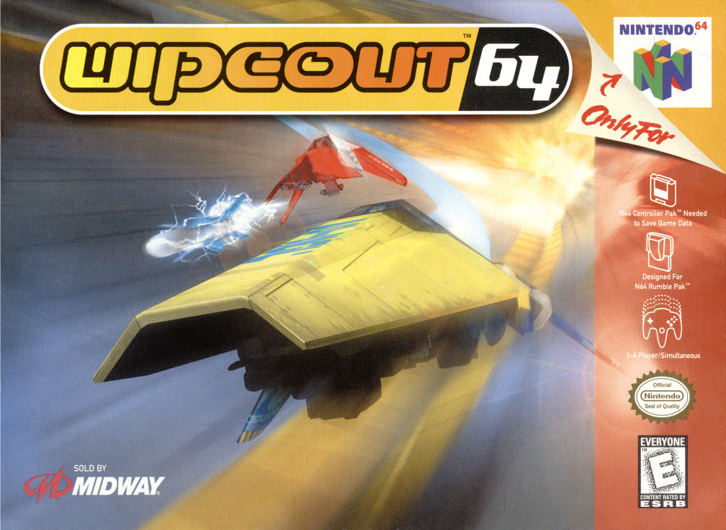WIPEOUT - N64 (CARTRIDGE ONLY)