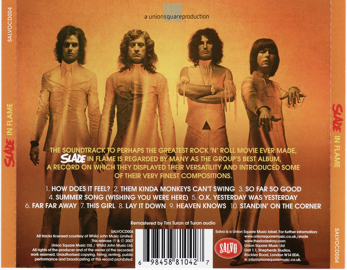 SLADE - SLADE IN FLAME (CD/DVD)