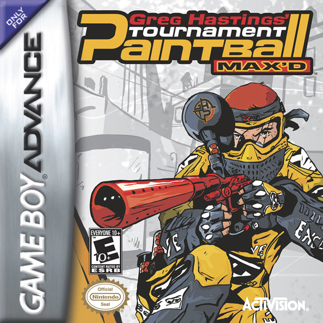 GREG HASTINGS TOURNAMENT PAINTBALL MAXED - GBA