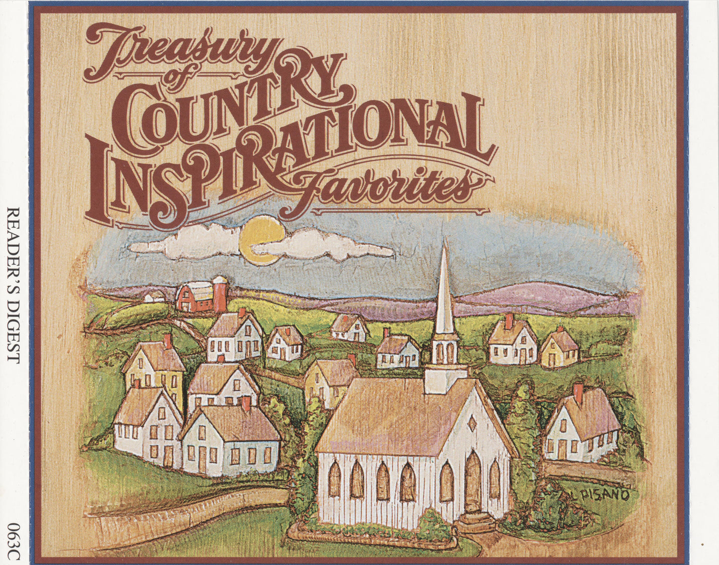 VARIOUS - TREASURY OF COUNTRY INSPIRATIONAL-(4CDS)