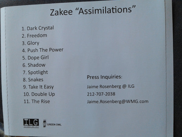 ZAKEE - ASSIMILATIONS