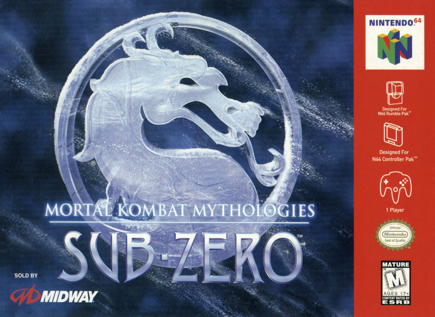 MORTAL KOMBAT MYTHOLOGIES: SUB-ZERO - N64 (W/BOX)