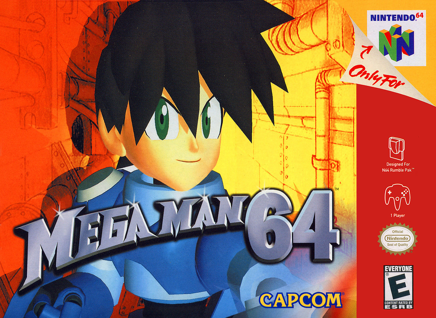 MEGA MAN 64 - N64 (W/BOX & MANUAL)