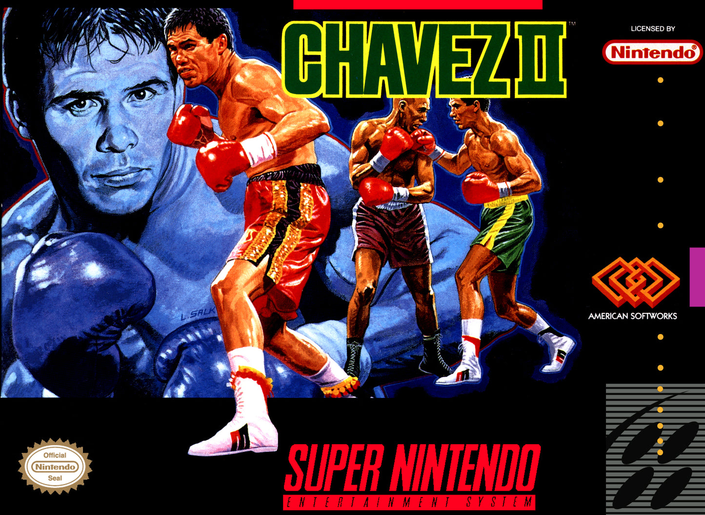 CHAVEZ BOXING II - SNES