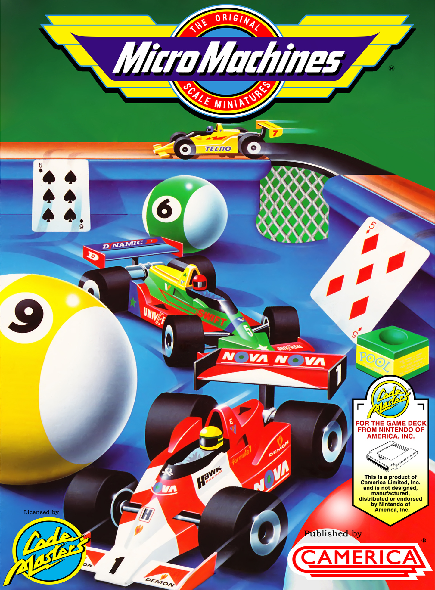 MICRO MACHINES - SNES (W/BOX)