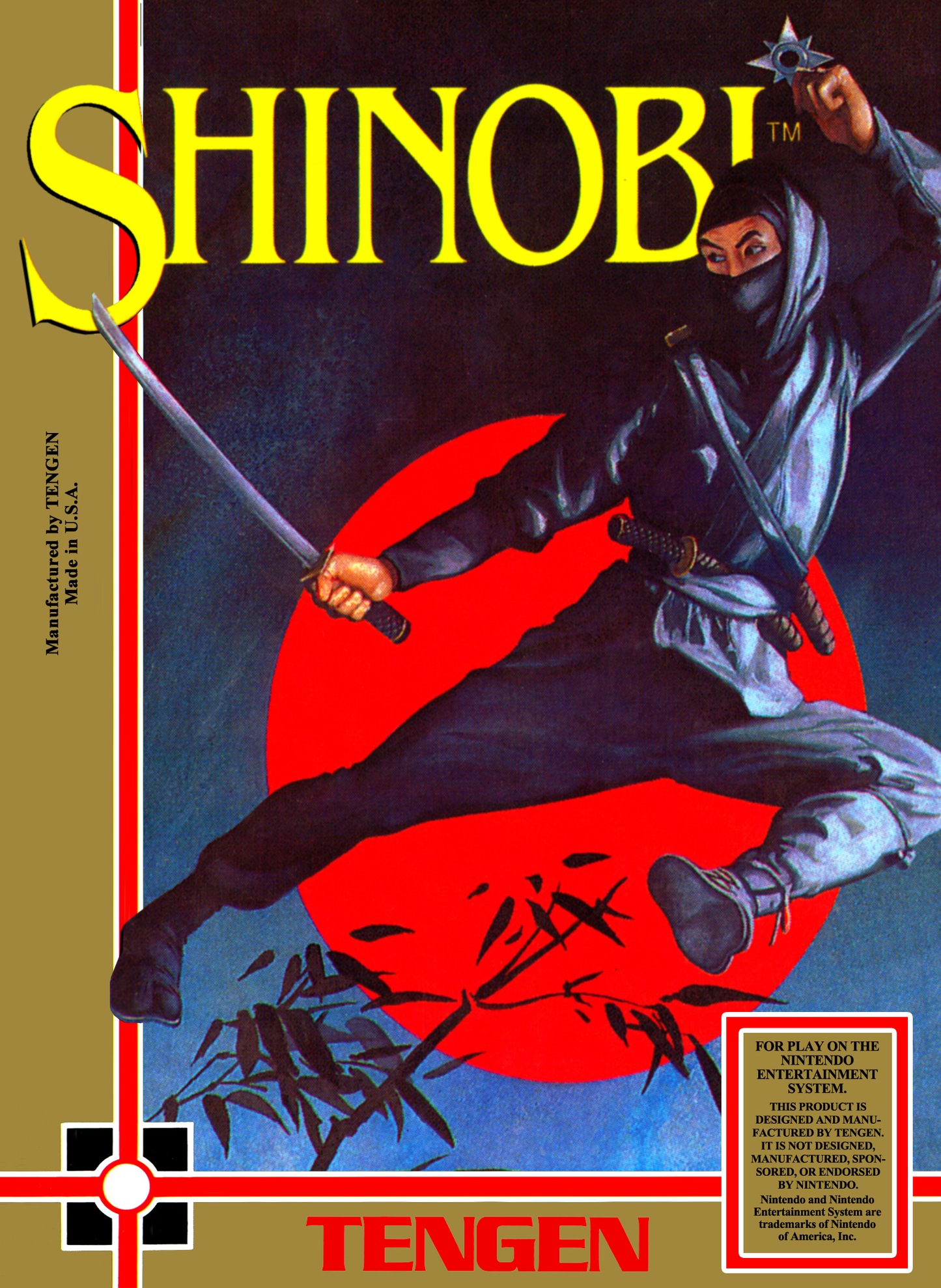 SHINOBI - NES (W/BOX)