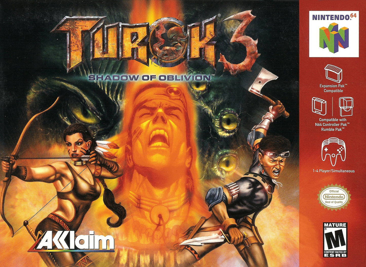 TUROK 3: SHADOW OF OBLIVION - N64