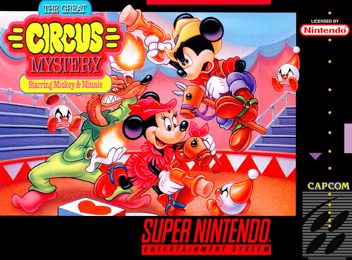 GREAT CIRCUS MYSTERY STARRING MICKEY & M - SNES (W/BOX)