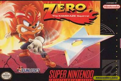 ZERO THE KAMIKAZE SQUIRREL - SNES