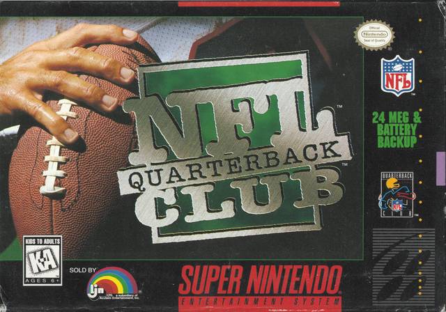 NFL QUARTERBACK CLUB - SNES (W/BOX & MANUAL)