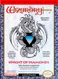 WIZARDRY: KNIGHT OF DIAMONDS SECOND SCEN - NES (W/BOX & MANUAL)