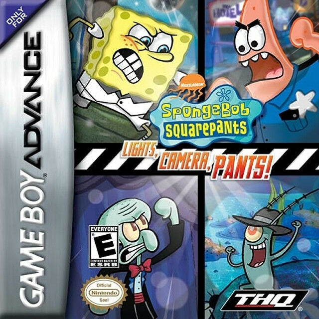 SPONGEBOB SQUAREPANTS: LIGHTS, CAMERA, P - GBA
